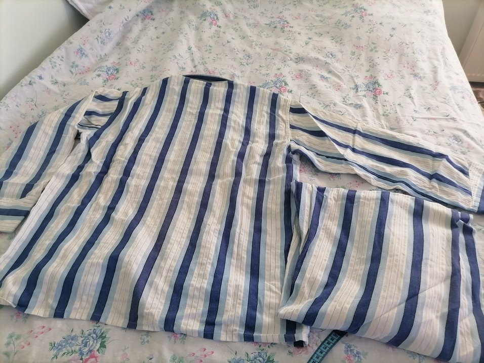 Özel dikim nostaljik gafur pijama takımiadesiz tahmn L - Görsel 2