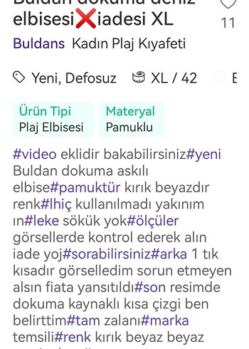 Baskılı Kolsuz Beyaz Mini Pareoiadesiz tahminiXL - Görsel 9