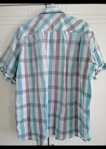 LC Waikiki Kısakol erkek gömlekiadesiz XXL ekose%100coton
