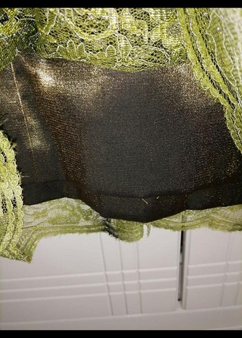 Bohem Tarz dantel Uzun Kollu abiye  Elbiseiadesiz tahm44-46 - Görsel 6