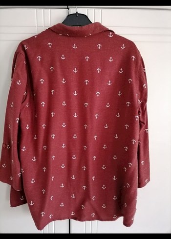 Zara Bordo fakir KolluGömlek iadesiz tahmini 42-44