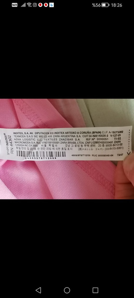 Zara Barbie Baskılı Pembe Kız Boleroiadesiz 5-6 yaş - Görsel 5