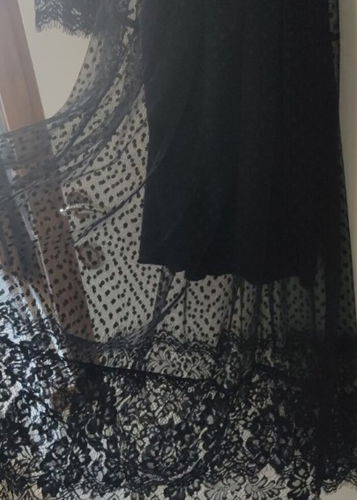 Madonna yaka elbise  - Görsel 2