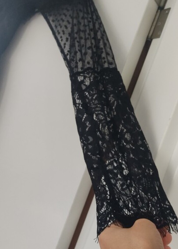 Madonna yaka elbise  - Görsel 3