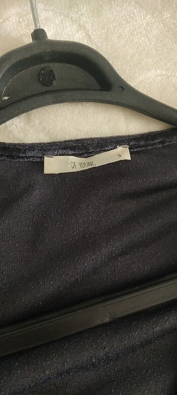 Kadife belden baglama elbise  - Görsel 4