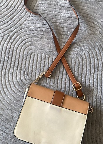 Bej Deri Tokalı Kadın Çanta - Görsel 3