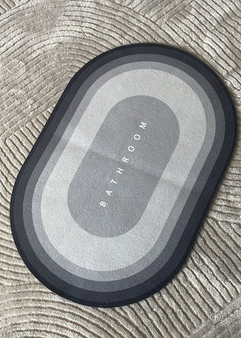 Gri Baskılı Banyo Paspası - Görsel 2