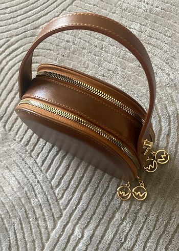 Bej Deri Kadın Çanta - Walentia - Görsel 2