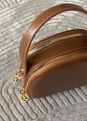 Bej Deri Kadın Çanta - Walentia - Görsel 4