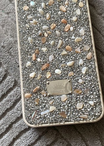 Gri Payetli Bohem Telefon Kılıfı - Görsel 2