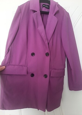 m Beden mor Renk Blazer ceket