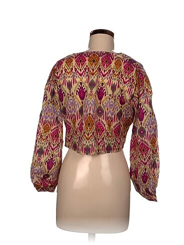 l Beden Zara Bluz %70 İndirimli.