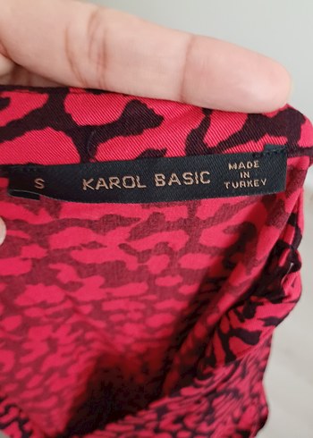 Uzun Kırmızı V Yakalı Bohem Elbise - Görsel 6