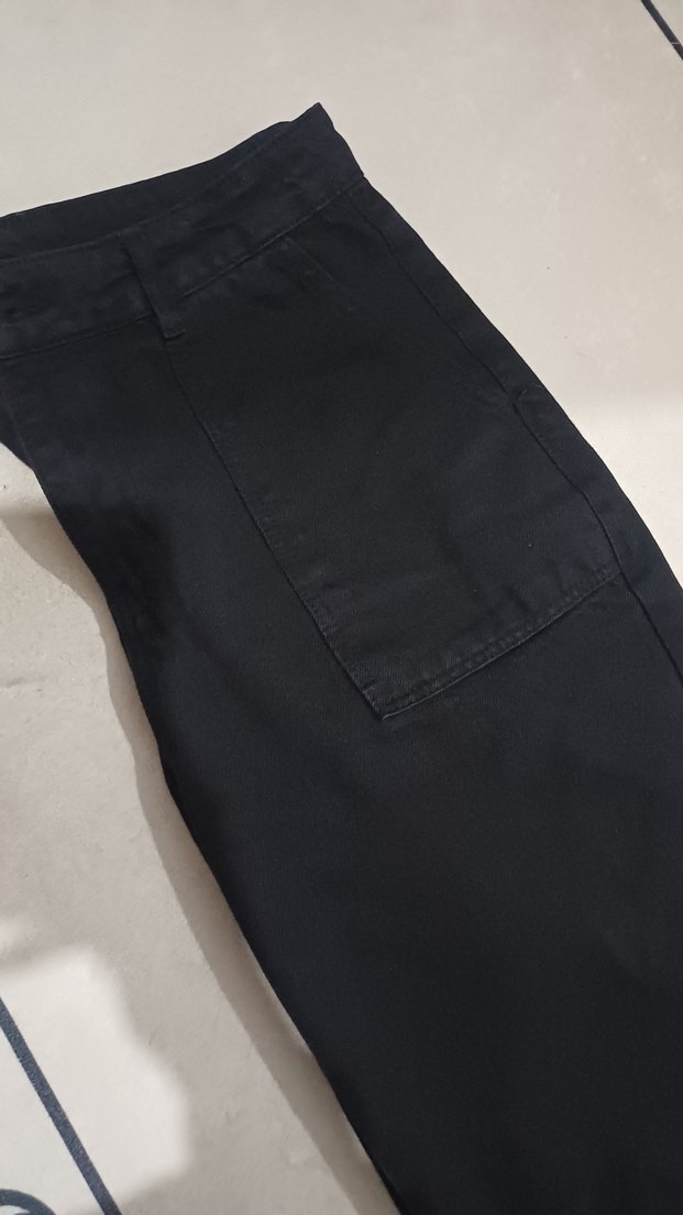 Siyah Baggy pantolon - Görsel 3