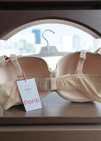 Bej Baskılı Penti Lotus Sütyen