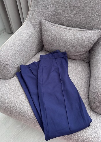 36 Beden Kadın Mavi Denim Normal Kesim Pantolon
