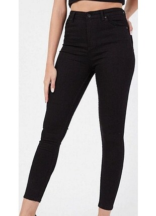 Siyah sıfır pantolon jean