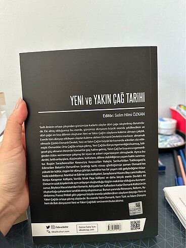 Yeni ve Yakın Çağ Tarihi Selim Hilmi ÖZKAN