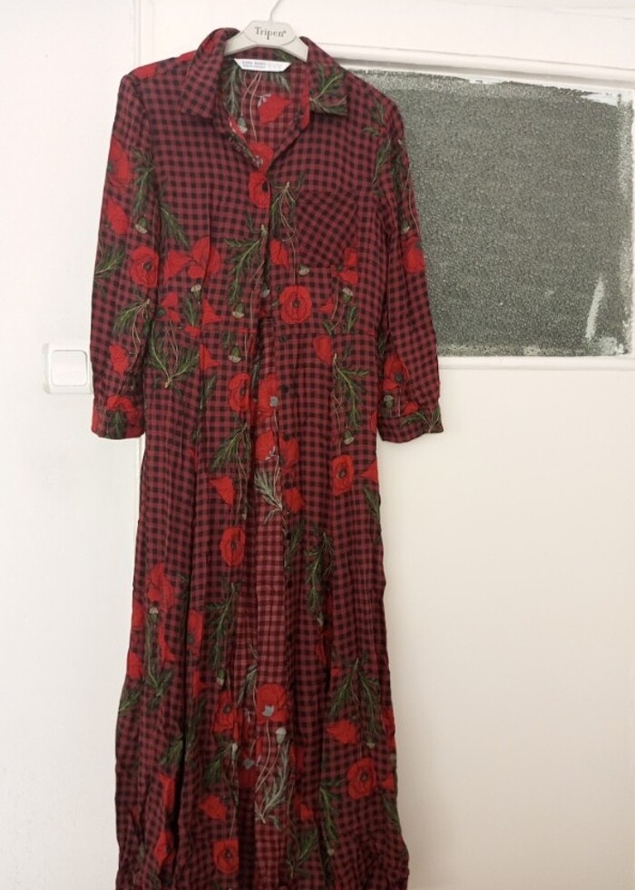 Zara gömlek elbise - Görsel 3