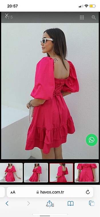 s Beden pembe Renk Pembe büzgülü kloş elbise