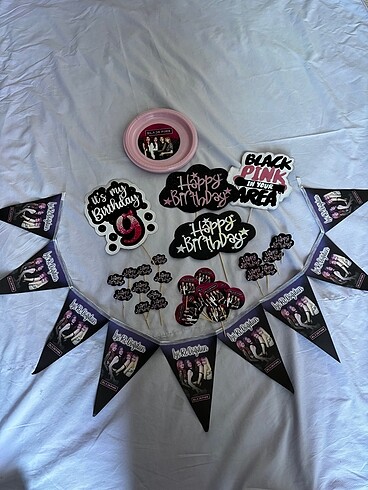  Black pink parti ürünleri