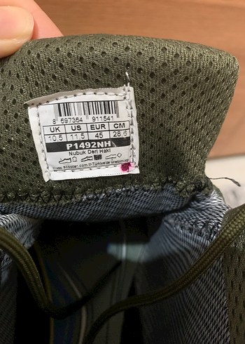 45 Beden Scooter nubuk deri bot