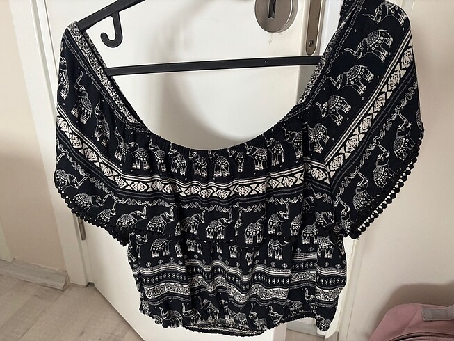 H&M Coachella Koleksiyonu Lastikli Bluz