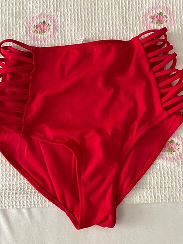Penti Penti Yüksek Bel Kırmızı Bikini Altı