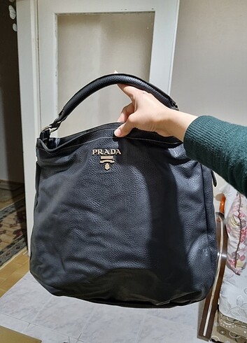 Prada Milano Siyah Deri Çanta