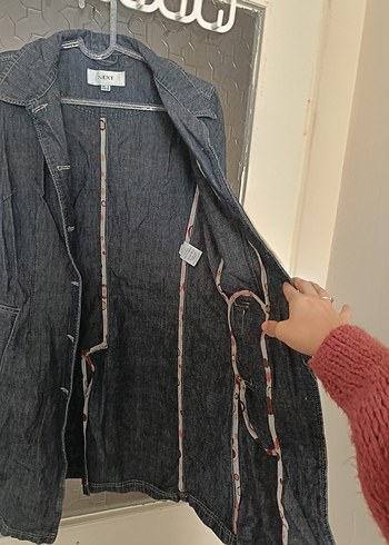 Kadın Denim Kot Ceket - Görsel 2