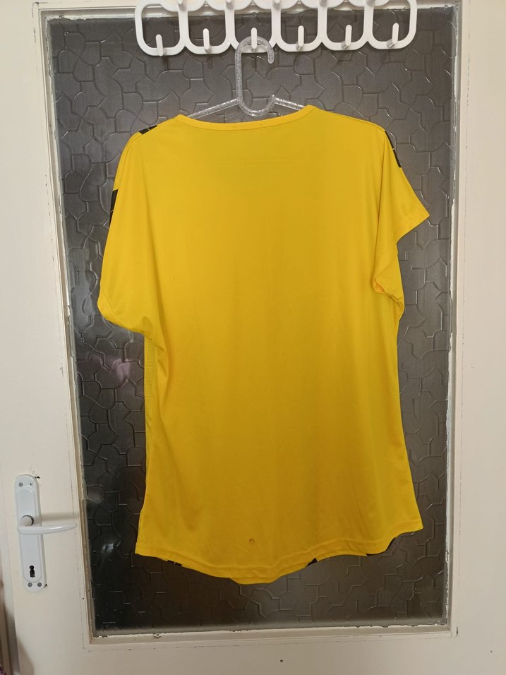 Sarı-Siyah Baskılı Forma Tişörtü, Kısa Kollu - Görsel 4