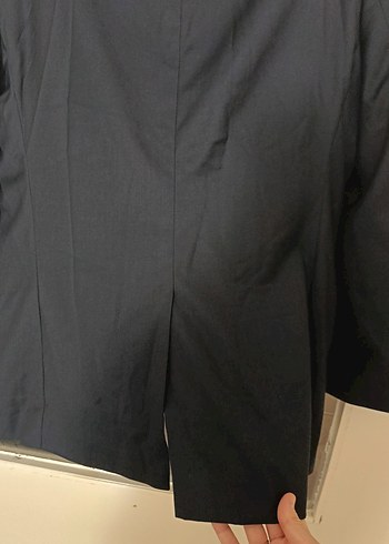 Düğmeli Siyah Erkek Takım Ceketi - Görsel 3