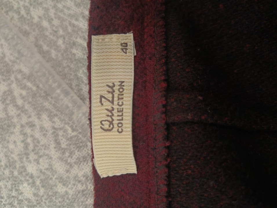 Bordo Midi Mini Etek Kışlık - Görsel 4