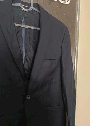 Düğmeli Lacivert Erkek Takım Ceketi - Görsel 4