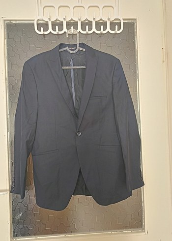 Düğmeli Lacivert Erkek Takım Ceketi - Görsel 6