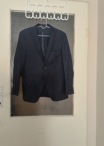 Düğmeli Lacivert Erkek Takım Ceketi - Görsel 5
