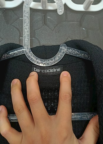 Siyah Midi Yün Ceket - Görsel 4