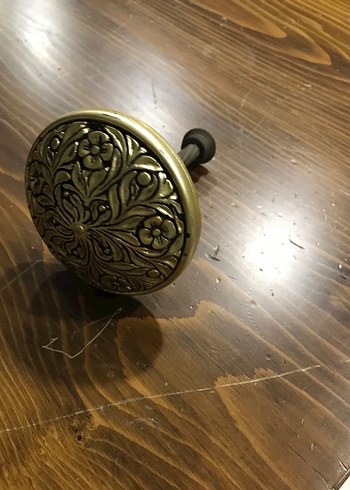 Altın Renkli Vintage Çiçek Desenli renso - Görsel 3