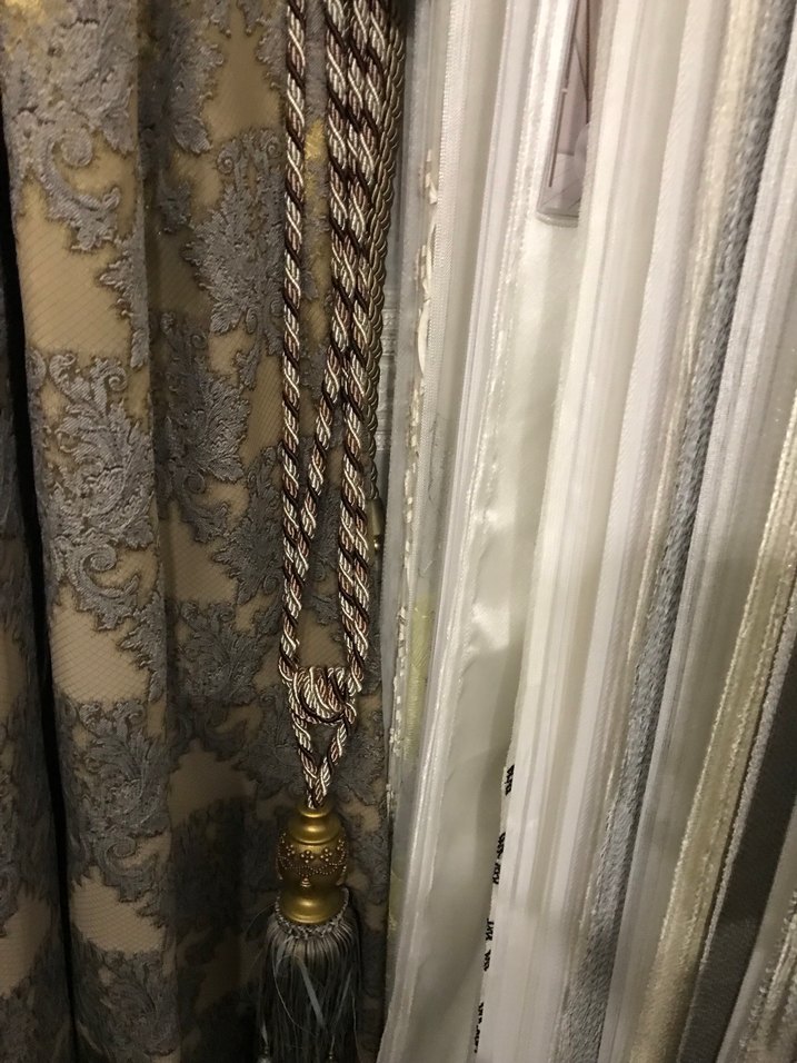 Bohem Tarzı İşlemeli  Perde Püskülü broçol - Görsel 3