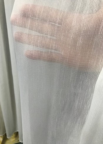 Beden beyaz Renk Bambu tül 100x250