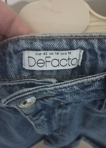 42 Beden mavi Renk Kadın Mavi Bol Kesim Mini Denim Şort