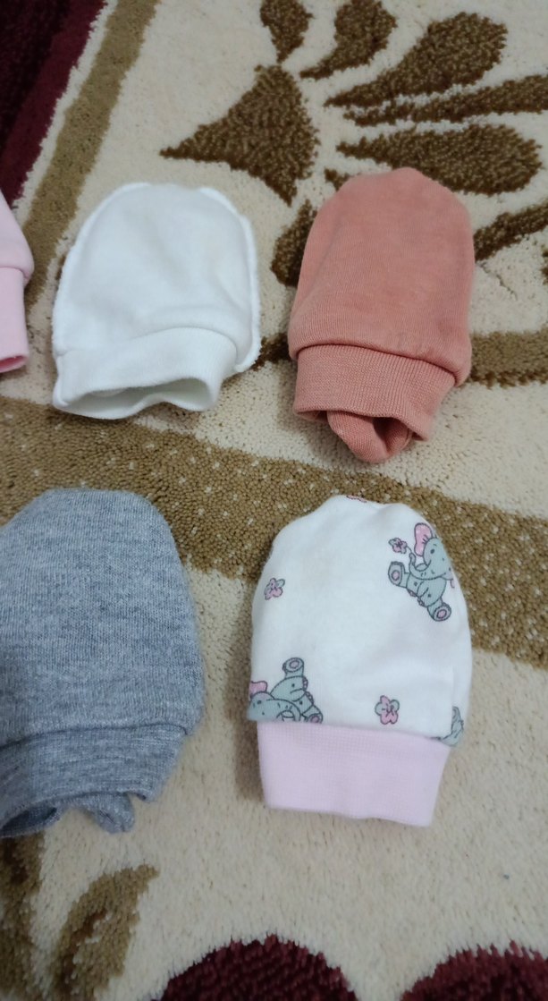 Nakışlı Kız Çocukları Pastel Renk Eldiven - Görsel 2