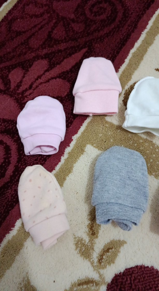 Nakışlı Kız Çocukları Pastel Renk Eldiven - Görsel 3