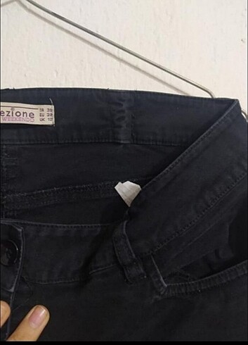 38 Beden siyah Renk Kot pantolon