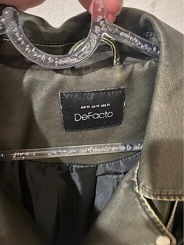 m Beden Defacto deri ceket