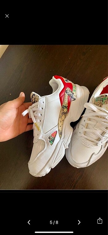 38,5 Beden beyaz Renk Adidas Spor Ayakkabı
