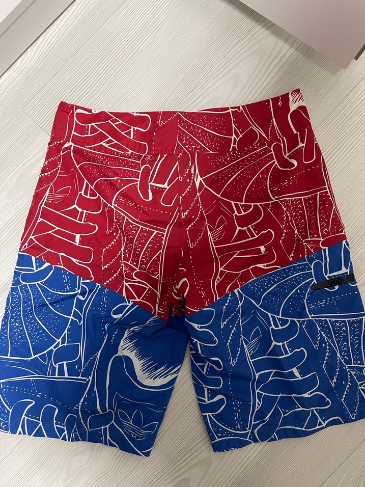 Renkli Bağcıklı Erkek Mini Şort - Görsel 5