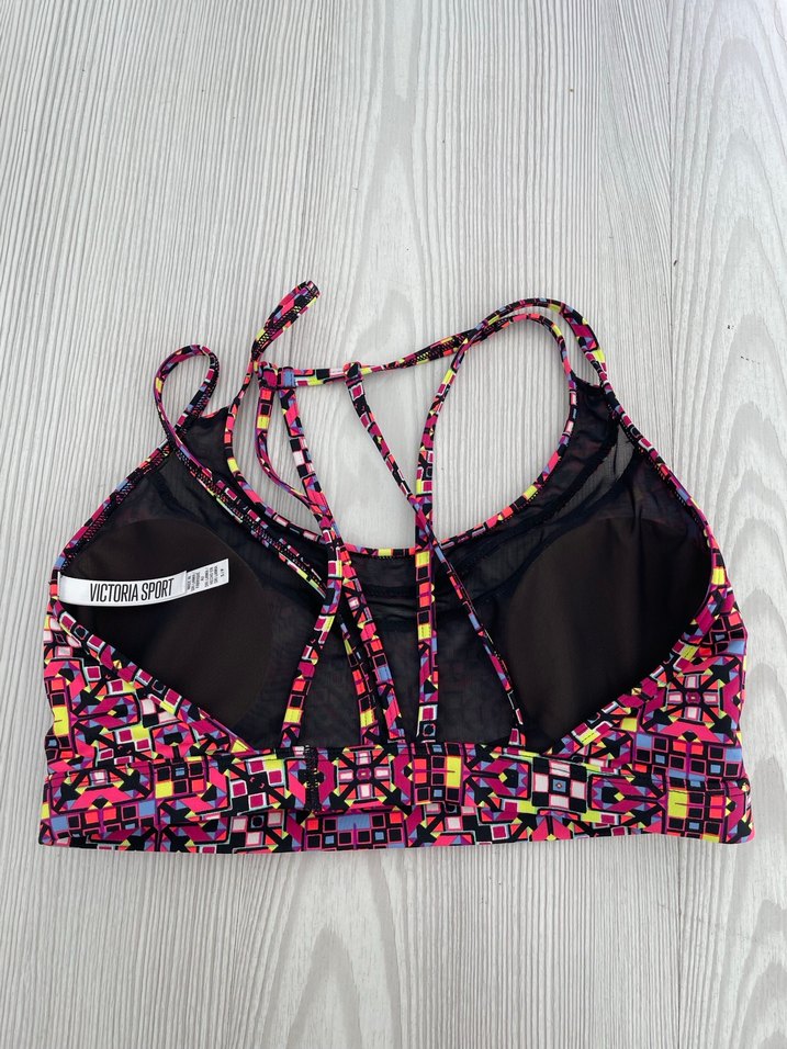 Renkli Desenli Spor Sütyeni - Görsel 2