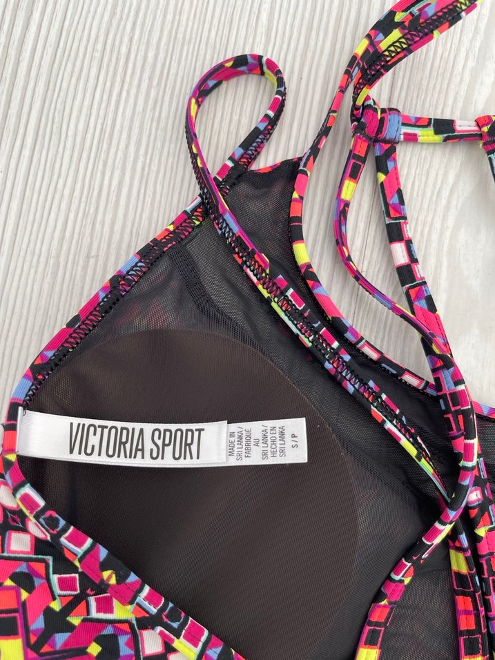 Renkli Desenli Spor Sütyeni - Görsel 3