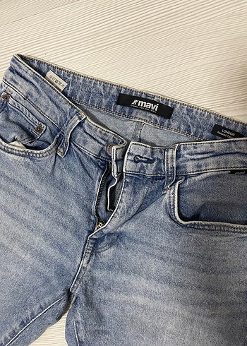 Erkek Mavi Denim Regular Fit Jean 28/27 ölçü - Görsel 3